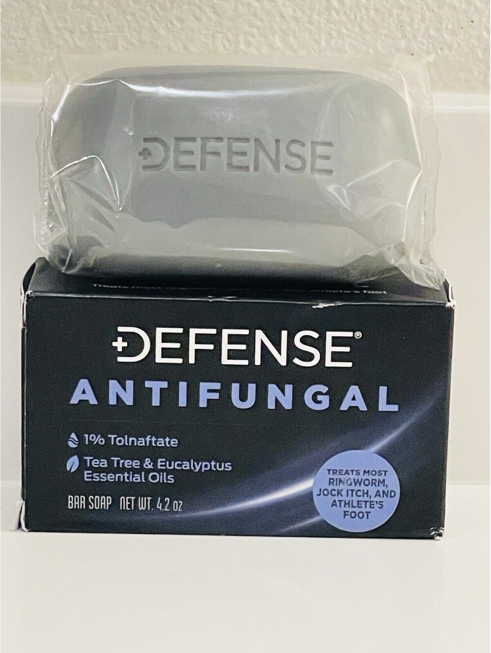 Defense Antifungal Bar Soap W/Tea Tree & Eucalyptus Oils - Medicated Formula